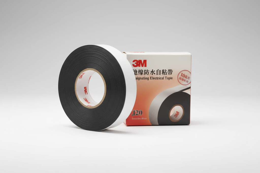 Amalgamating tape J 20 on gray background