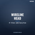 Wireline Head (cap de cablu) 37 / 43 mm — pentru cablu 7/32" (6 mm) și 5/16" (8 mm)